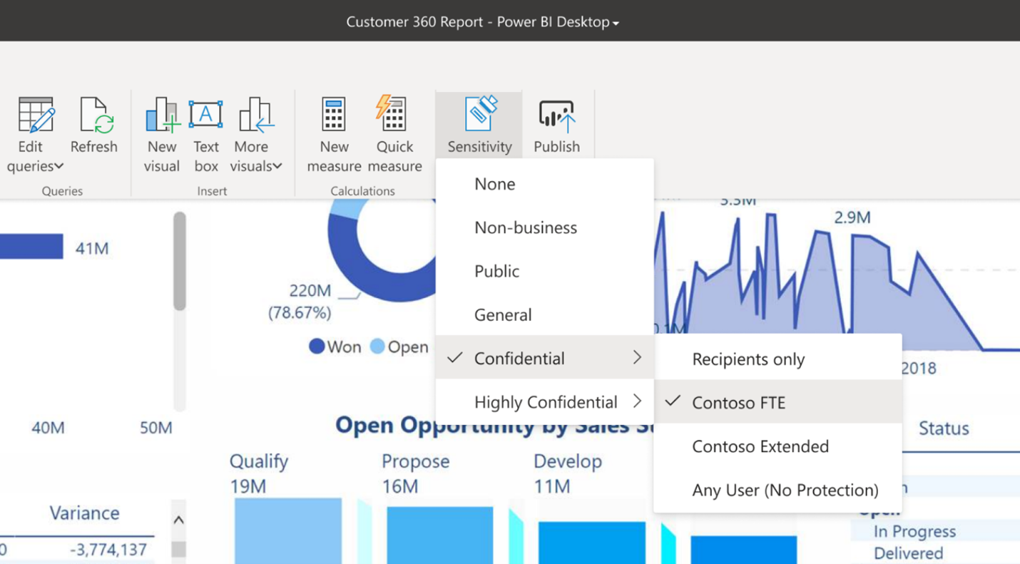 Power BI Dic20 Etiquetas de confidencialidad